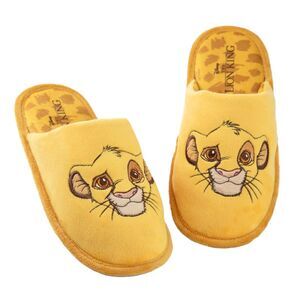 The Lion King Womens/Ladies Simba Mule Slippers / Yellow